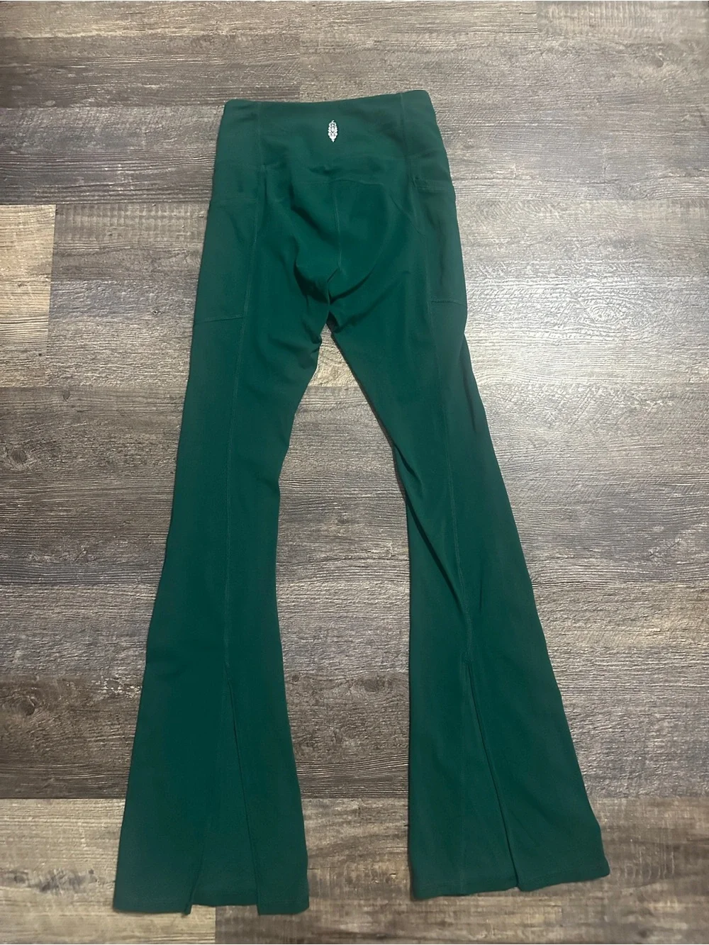 Free People Forest Green Bootcut Flare Pants